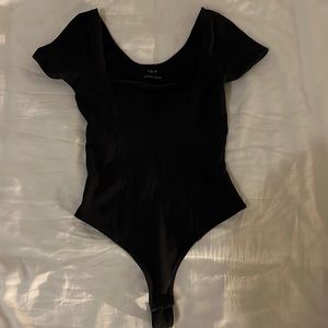 Urban Outfitters Out From Under Black Square Neckline Bodysuit